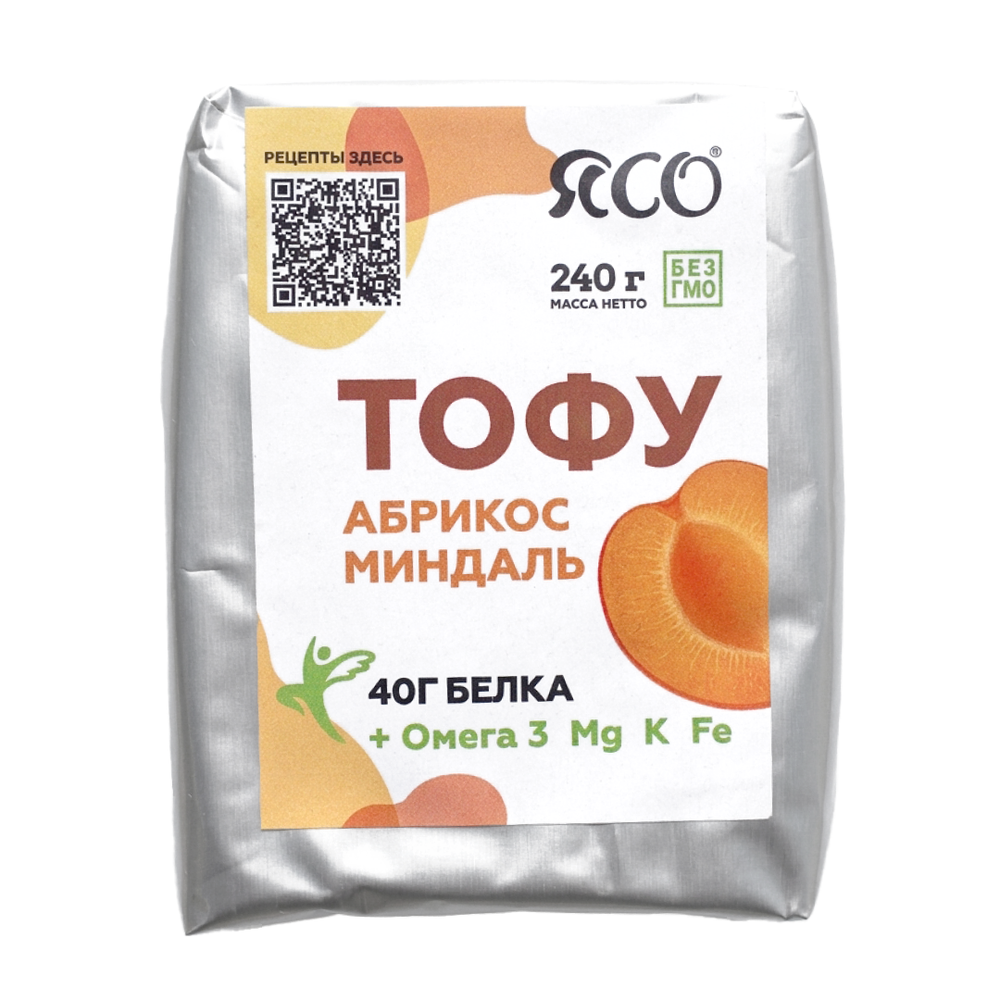 Тофу со вкусом «Абрикос-миндаль»