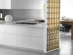 Стеклоблок Siena Q19/O Vetroarredo 19x19x8 волна окраска в массе