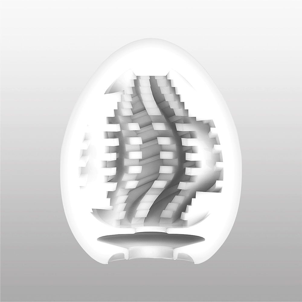 Мастурбатор-яйцо EGG Tornado (Цвет: молочный)