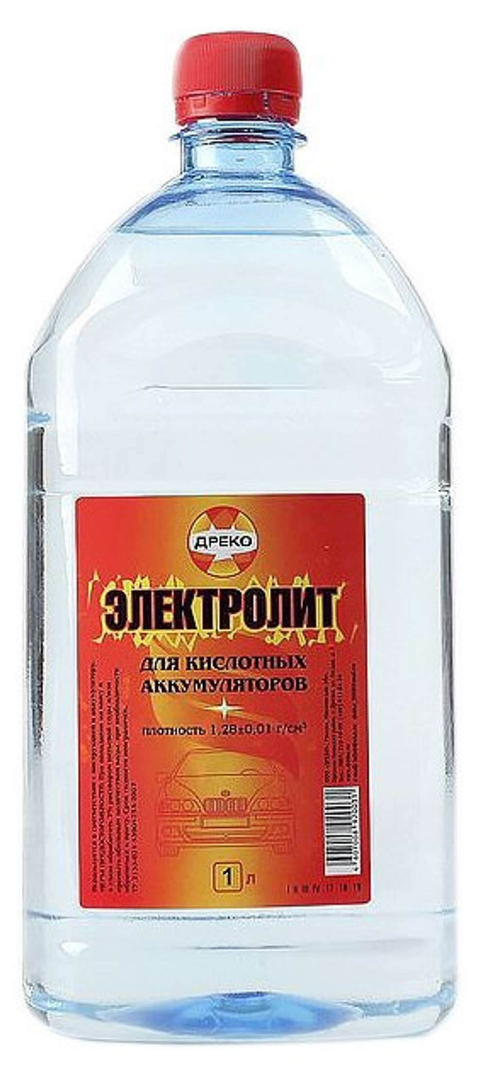 Электролит кислотный, 1л пл.1,28 г/см3 Дреко VSK-00014975