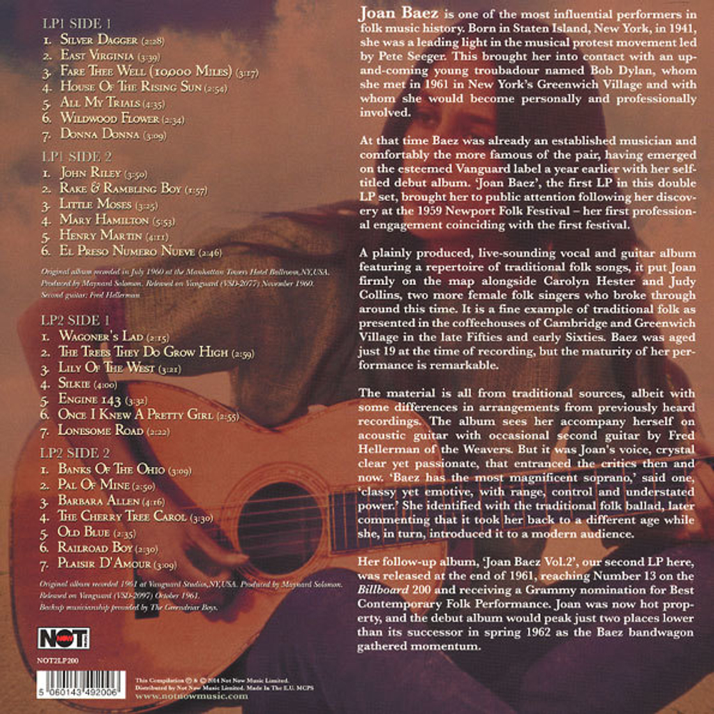 Joan Baez / Introducing (2LP)