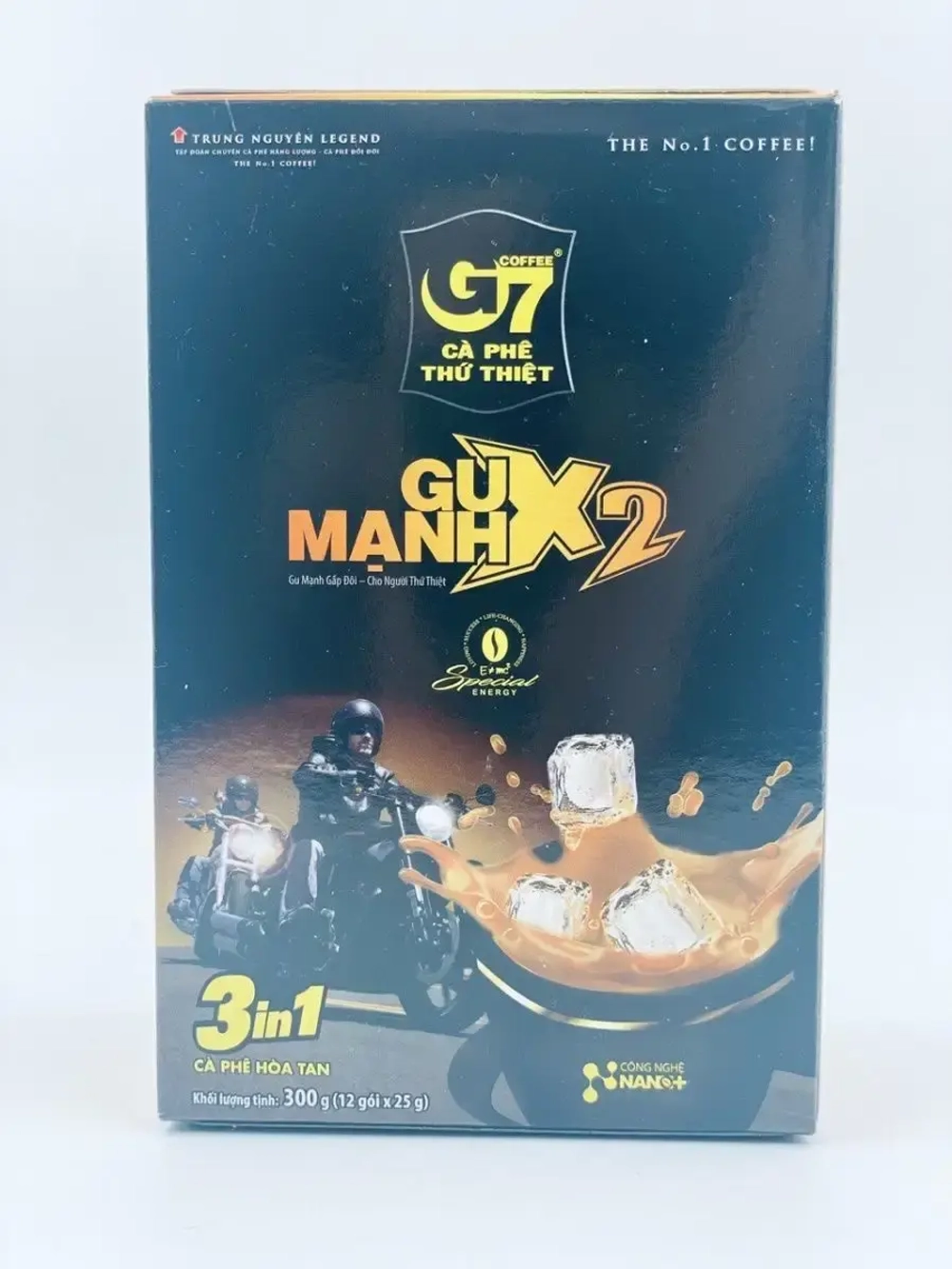 Вьетнамский растворимый кофе крепкий 3 в 1, G7 Strong X2