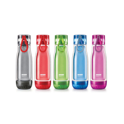Бутылка zoku active 475 мл красная