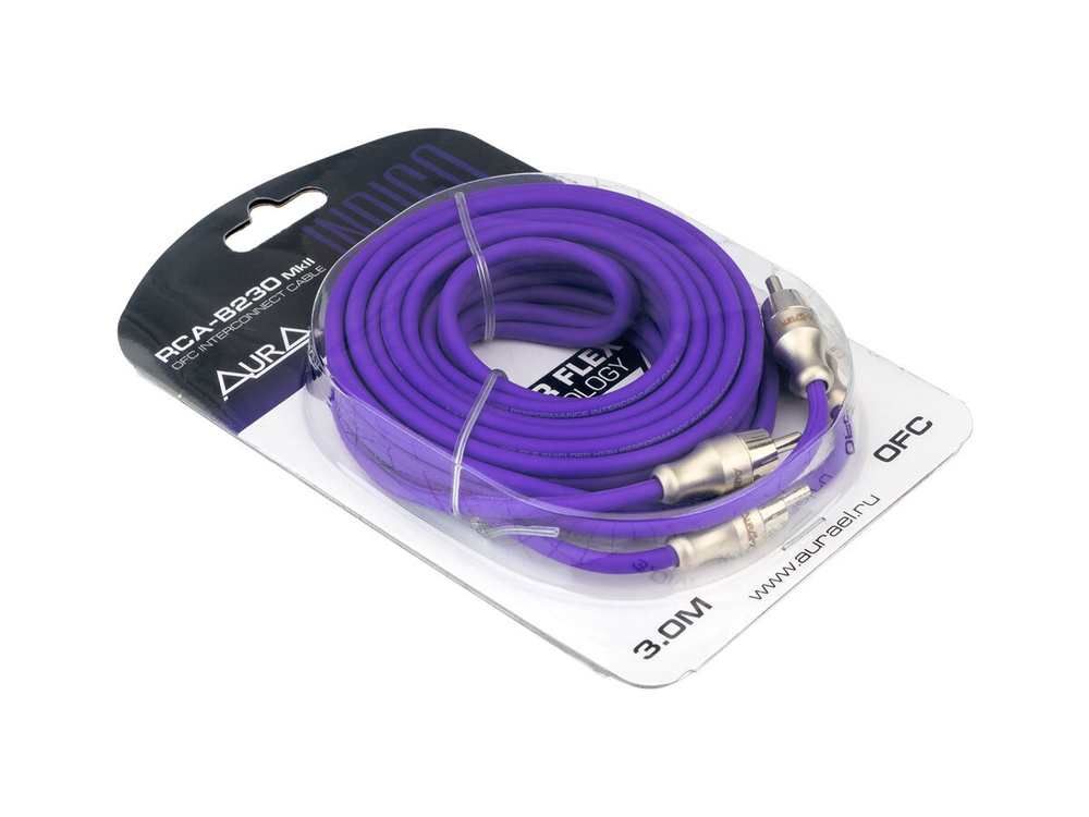 Межблочный провод Aura RCA-B230 mkII - BUZZ Audio