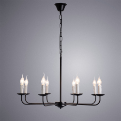 Люстра подвесная Arte Lamp Graff A1857LM-8BK