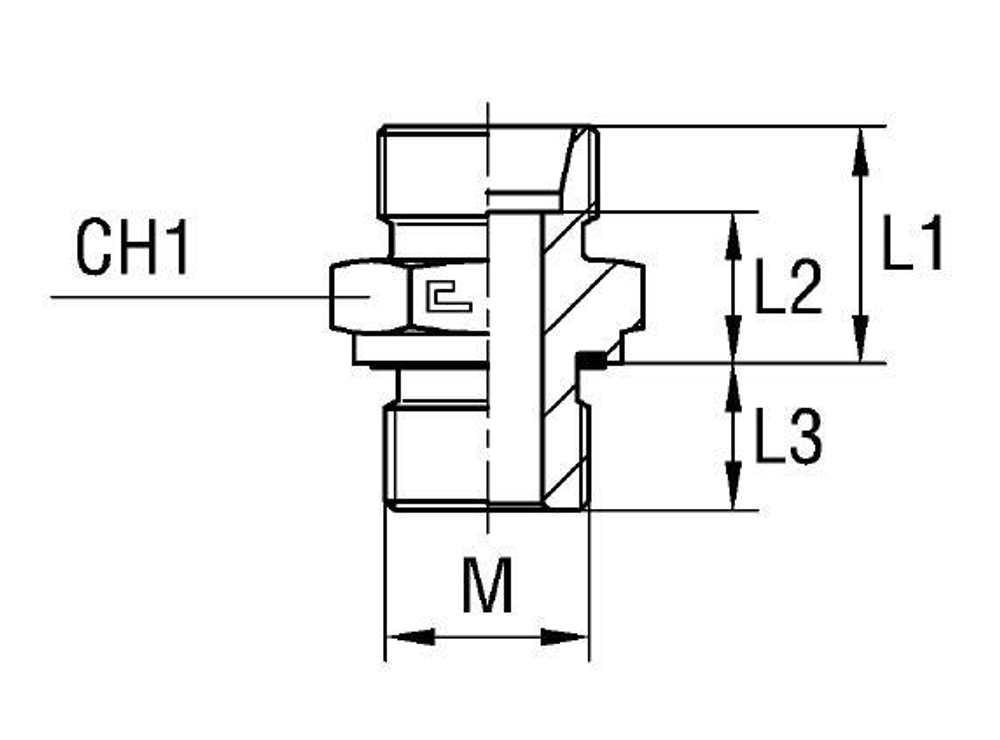 Штуцер FE DL10 18x1.5 (корпус)