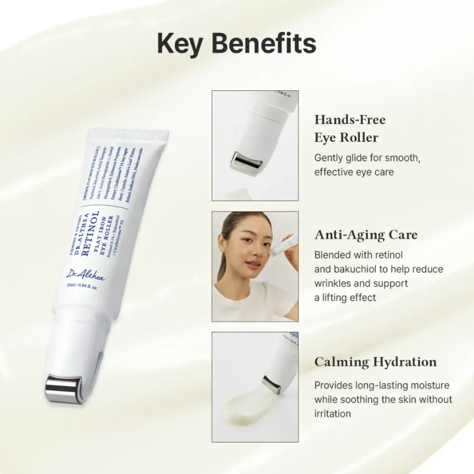 Dr.Althea | Крем-роллер для кожи вокруг глаз с ретинолом Retinol Flat Iron | 15 мл