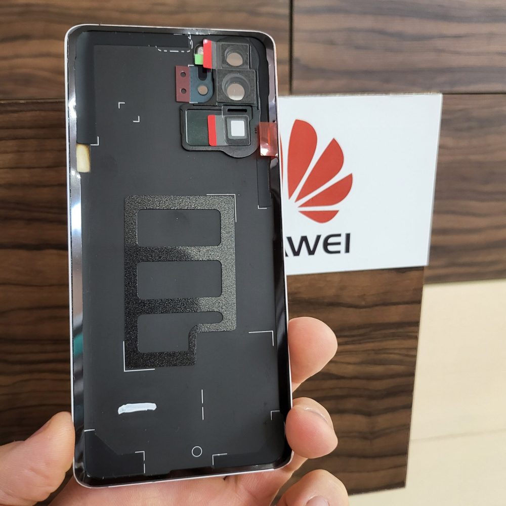 Крышка для Huawei P30 Pro (заднее стекло)  "Премиум качество" цвет: Светло-голубой
