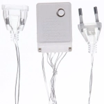 Гирлянда для дома СЕТКА ш2,0* в1,5 м 240 ламп LED, прозр.пров, 8 реж, IP-20, Мультицвет (возможность соединения)