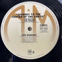 Винтажная виниловая пластинка LP Rick Wakeman Journey To The Centre Of The Earth (Japan 1974) (No Obi)