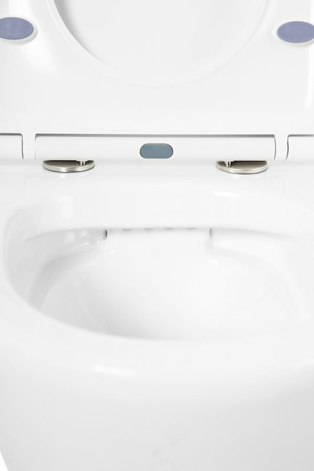 Унитаз подвесной безободковый с сиденьем BelBagno TRE BB8001CHR/SC