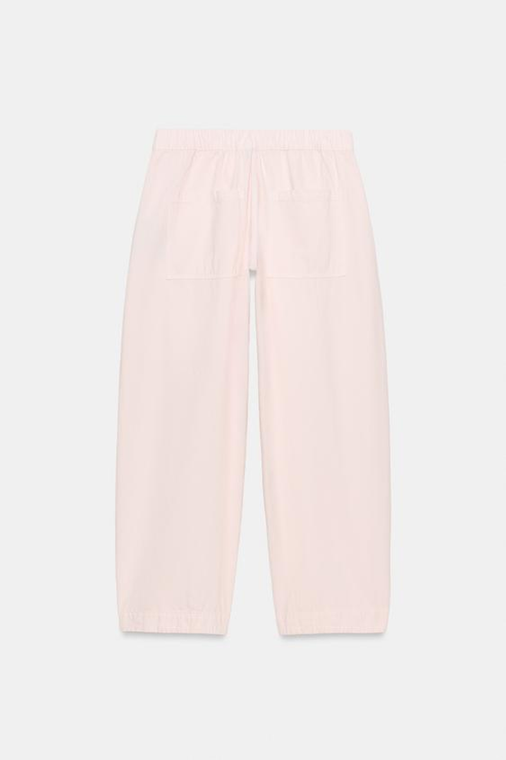 ZARA БРЮКИ BARREL — ZW COLLECTION, РОЗОВЫЙ
