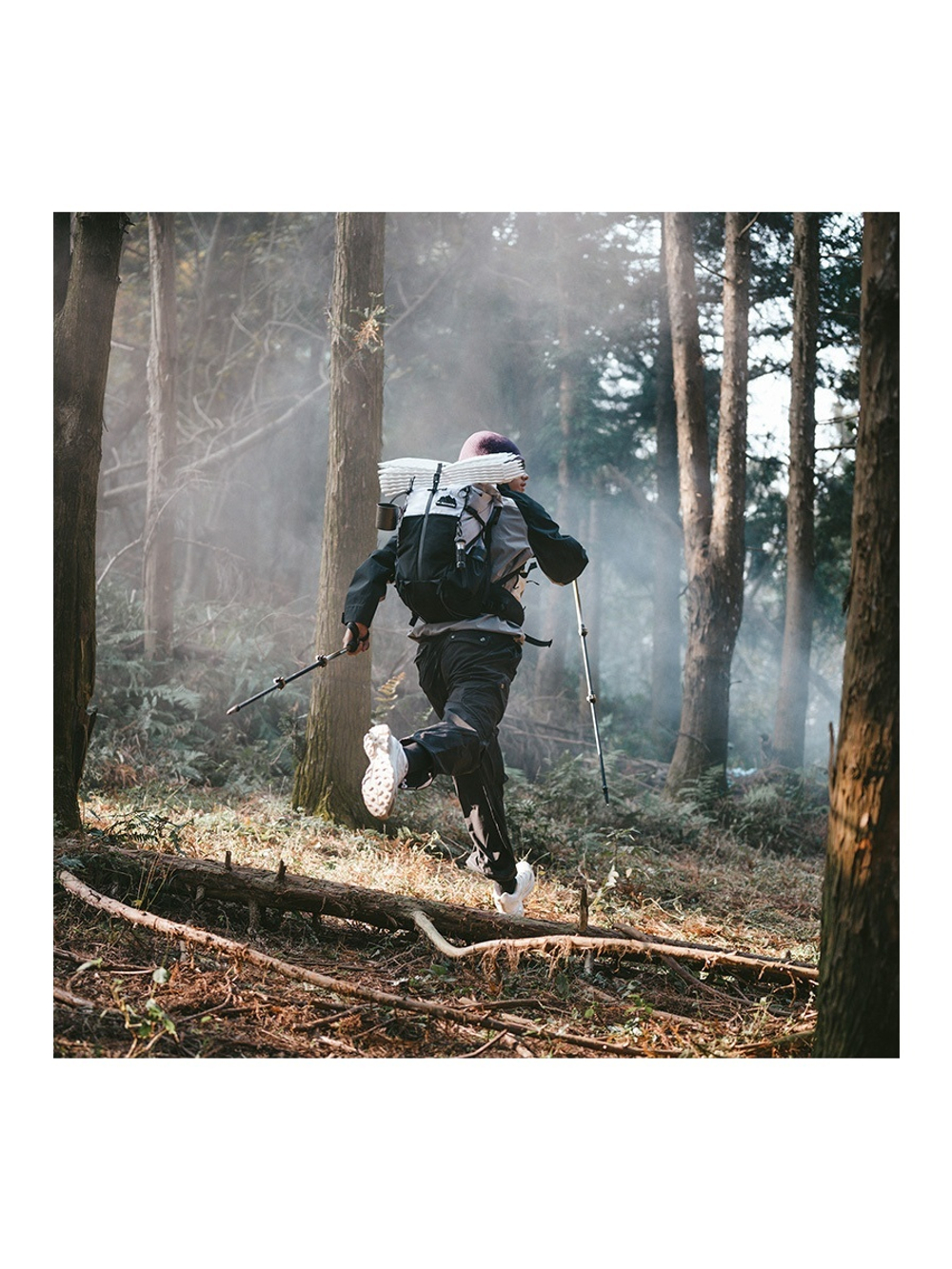 Рюкзак туристический Naturehike Helium Series 30+5 л, серо-белый