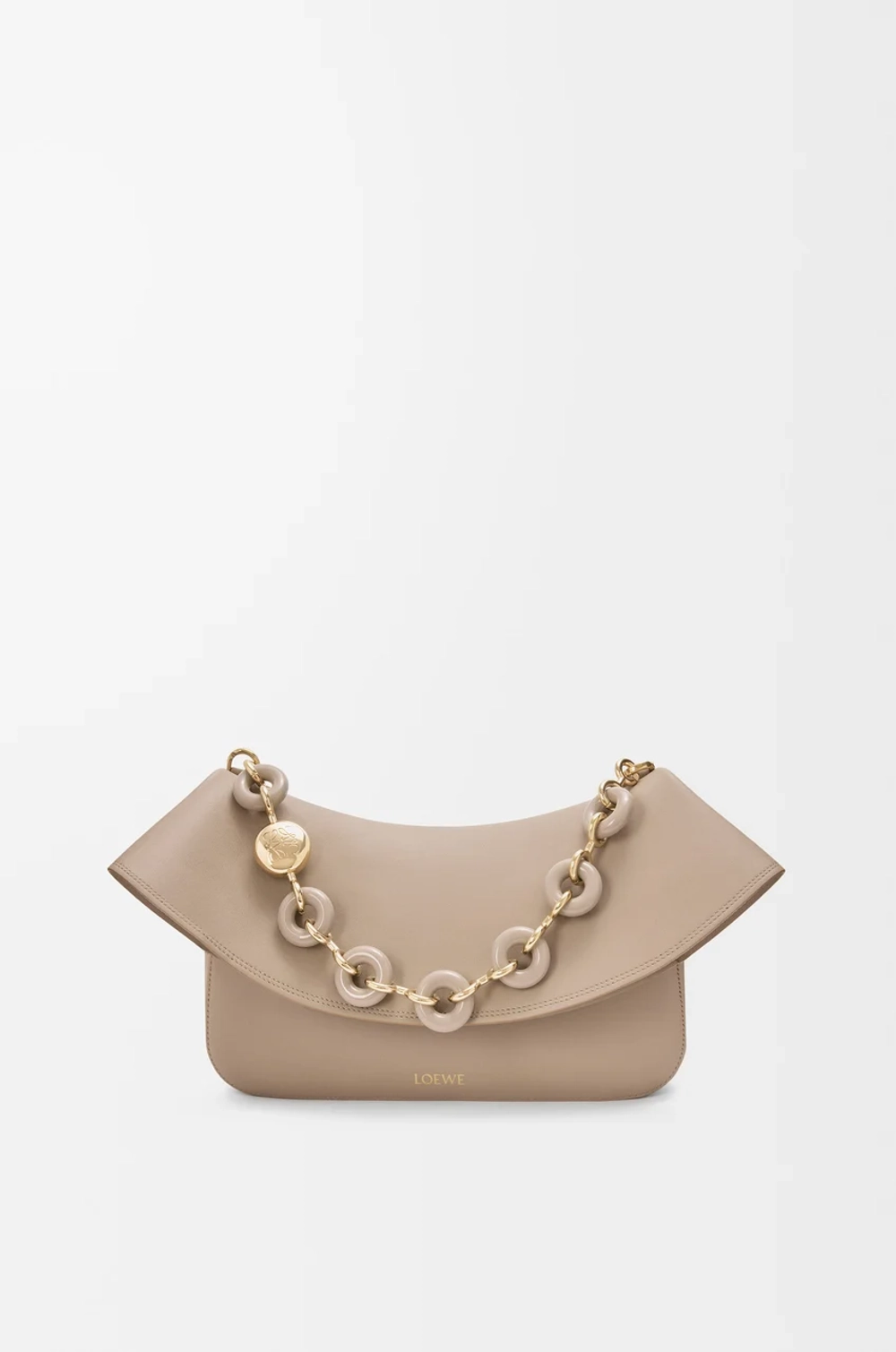 Loewe Средняя сумка Ola из гладкой телячьей кожи, песочный
