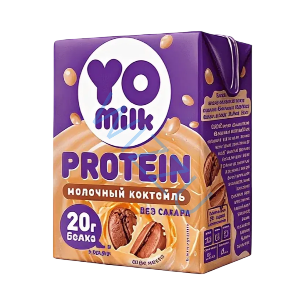 Коктейль молочный ультрапас-ный со вкусом Кофе Мокко. TM Yomilk protein 1,5% 200 мл