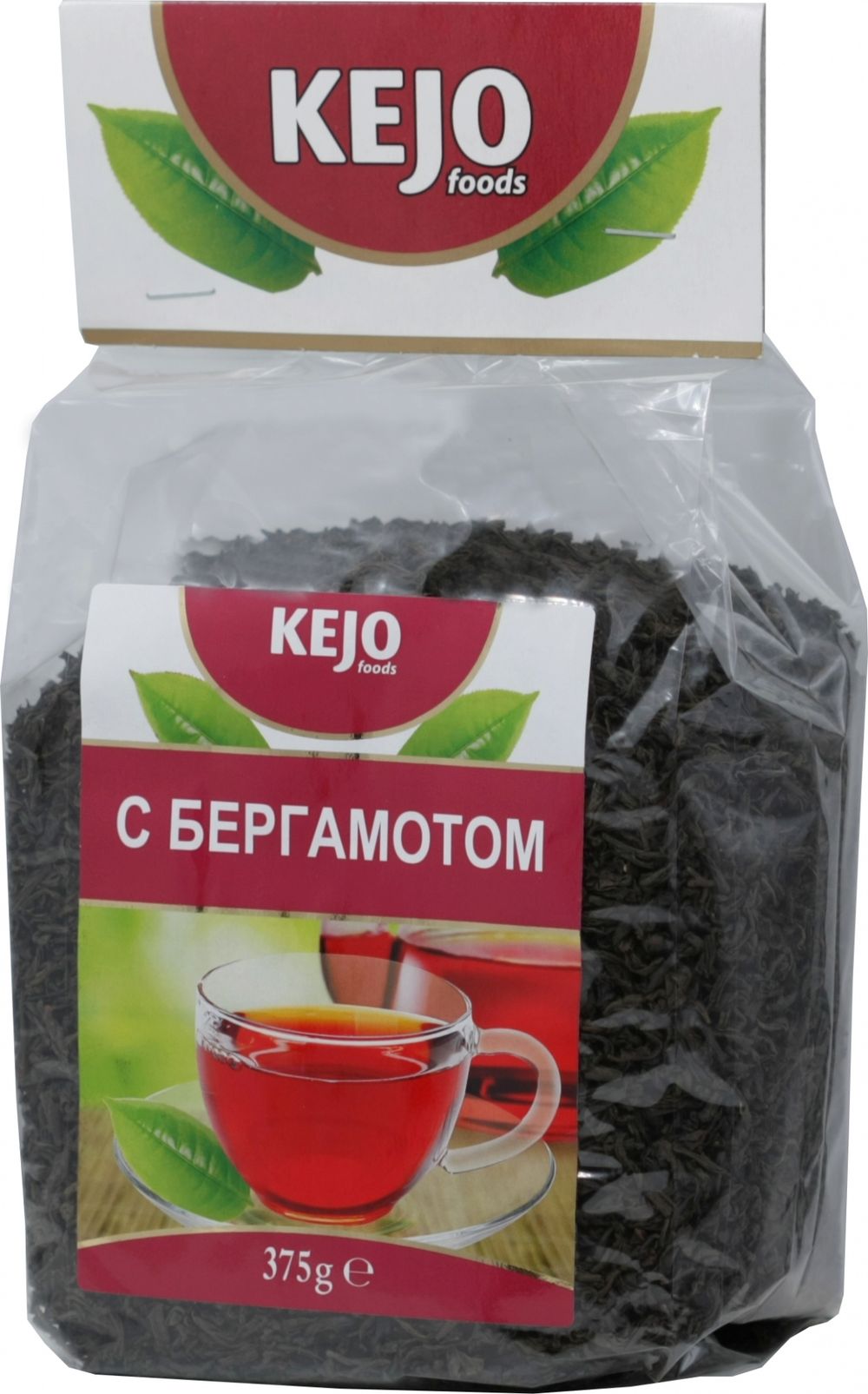 Чай в мягкой упаковке 375 гр бергамон крупнолистовой KEJO foods
