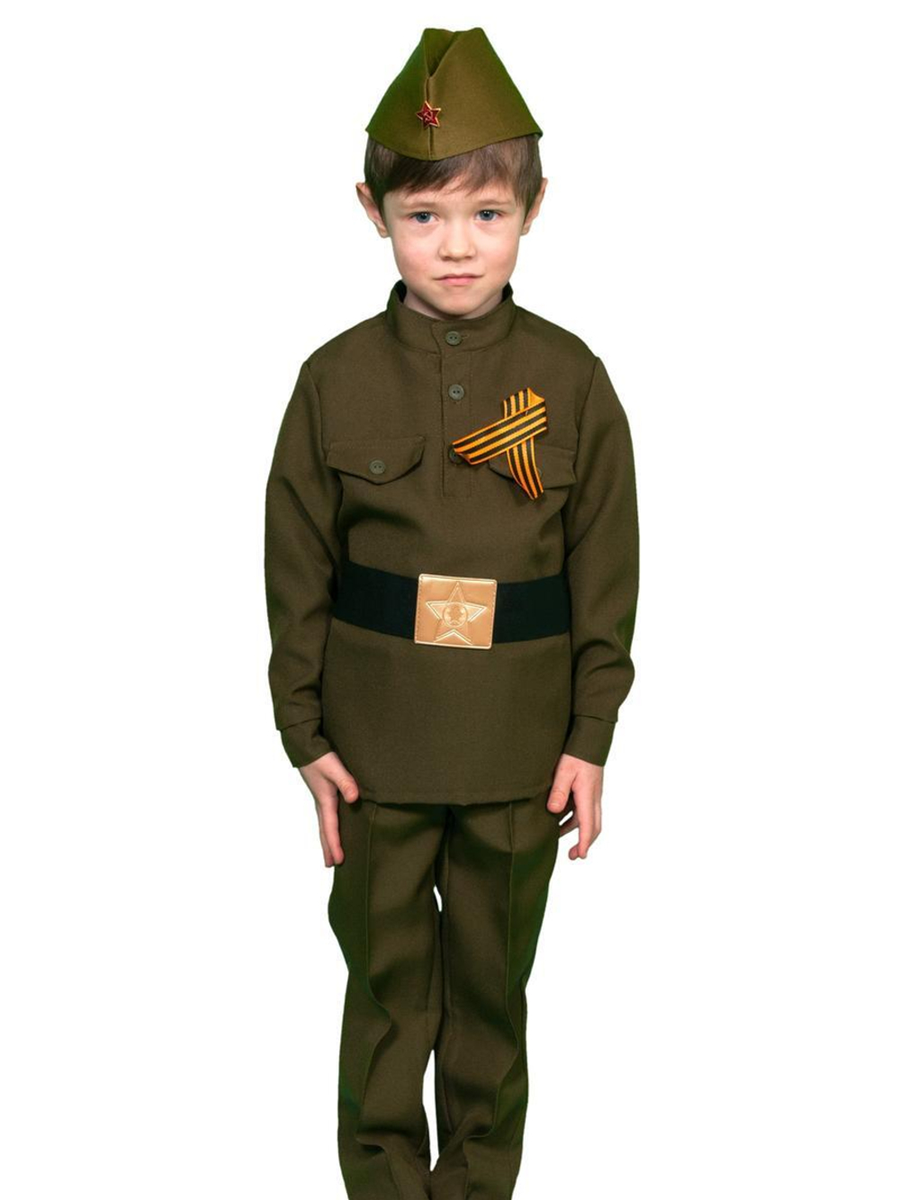 Костюм карнавал. "Солдатик в брюках" дет. р-р S (рост 116-122) (Карнавалофф)