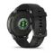 Умные часы Garmin Venu 4 45 мм, сланцевый корпус, черный силиконовый ремешок