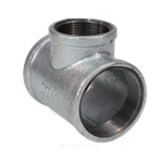 Тройник переходной чугун оц Ду 25х15 (1"х1/2") ВР/ВР Fittex PLUS