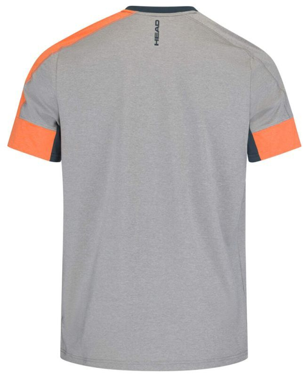 Мужская теннисная футболка Head Padel Tech T-Shirt - grey/orange
