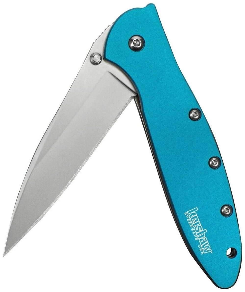 K1660TEAL Leek - нож складной, бирюзовая рукоять
