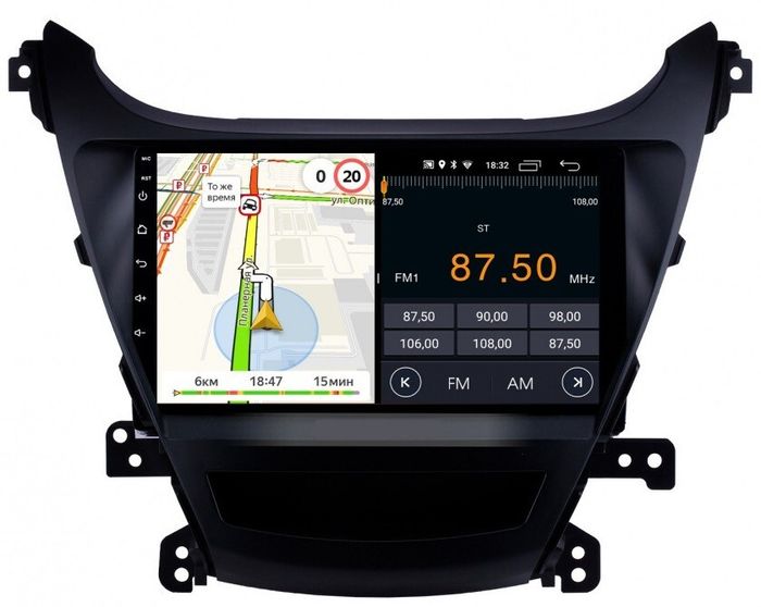 Магнитола для Hyundai Elantra 5 MD 2013-2015 (рестайлинг) - Parafar PF366FHD на Android 13, CarPlay, 4G SIM-слот