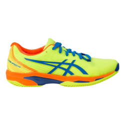 Мужские теннисные кроссовки ASICS Solution Speed FF 2 Clay Court Shoe Special Edition Men - Neon Yellow, Blue