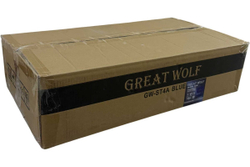 Инструментальная тележка GW-ST4A Great Wolf 3 полки, с перфорацией на боковых панелях, с боковым модулем для инструмента синяя