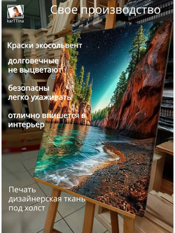 Картина Звёздный водопад интерьерная 30х40см 1шт.