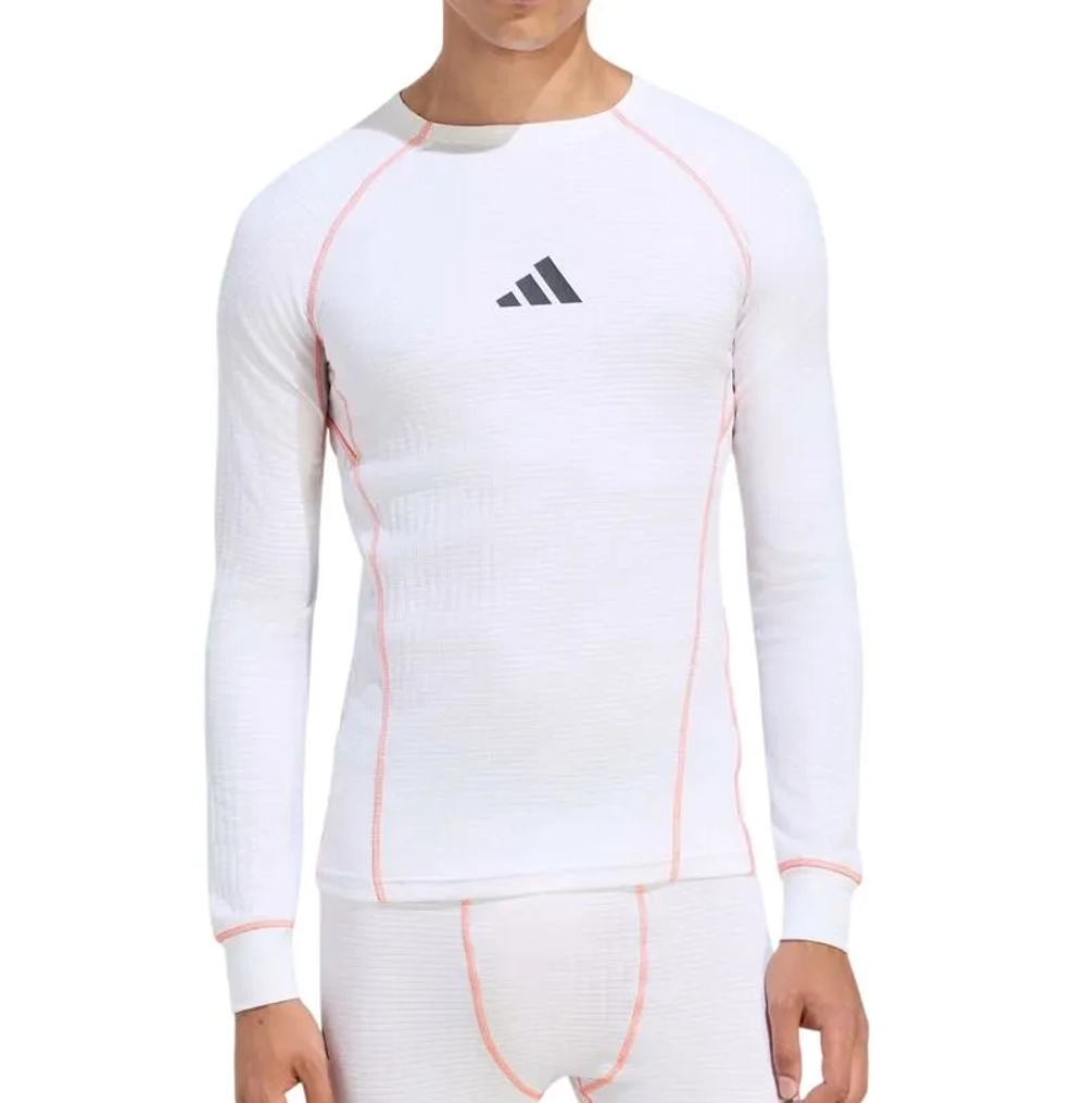 Компрессионная одежда Adidas Terrex Xperior Clima365 Long Sleeve Baselayer - white/semi impact orange
