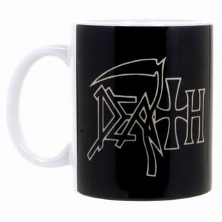 Кружка Death белая надпись (670)