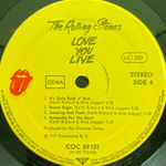 The Rolling Stones ‎– Love You Live (Германия 1977г.)