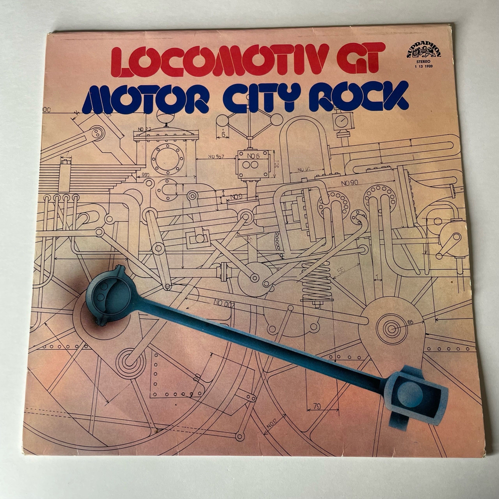 Винтажная виниловая пластинка LP Locomotiv GT Motor City Rock (Чехословакия 1978)