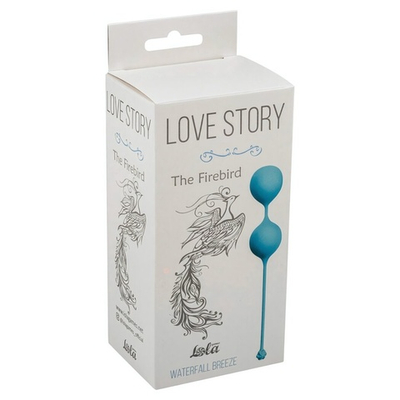 Вагинальные шарики Love Story The Firebird Waterfall Breeze (Цвет: голубой)