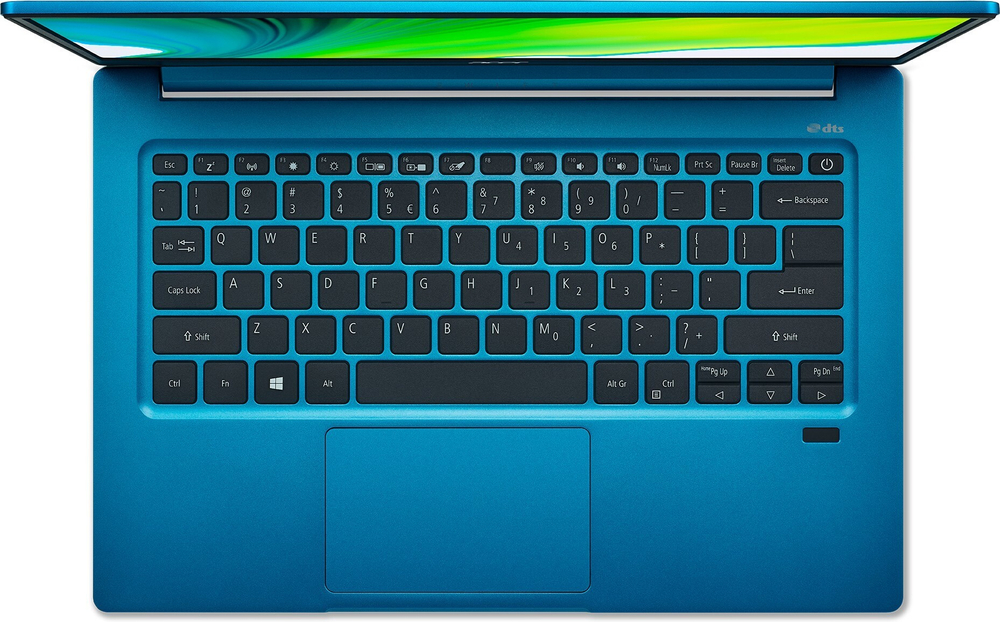 Ноутбук Acer Swift 3 SF314-59-55T0 (NX.A5QER.006) 14;(1920x1080)IPS/ i5-1135G7(2.4ГГц)/ 8Гб/ 512Gb SSD/ Iris Xe Graphics/ нет DVD/ Win10 / Синий