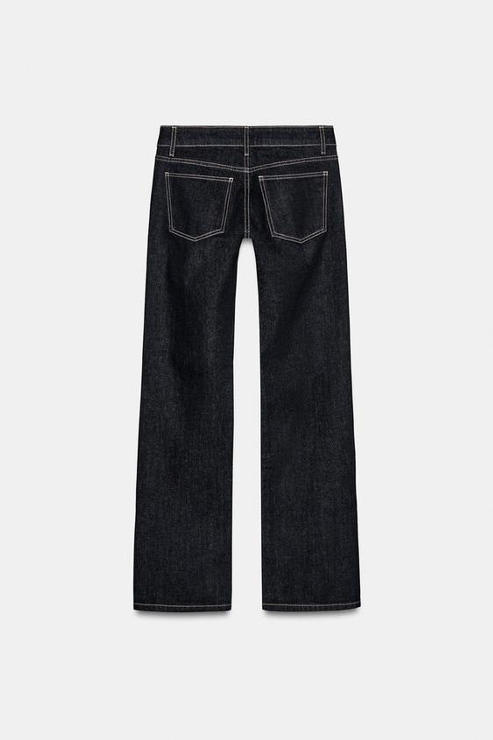 Джинсы TRF с низкой талией и широкими брючинами - ZARA