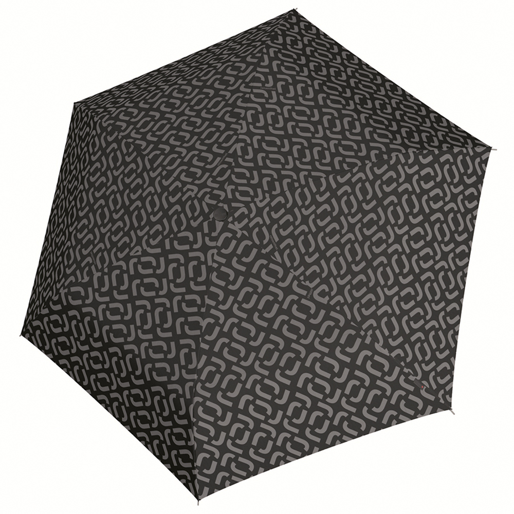 Зонт механический pocket mini signature black