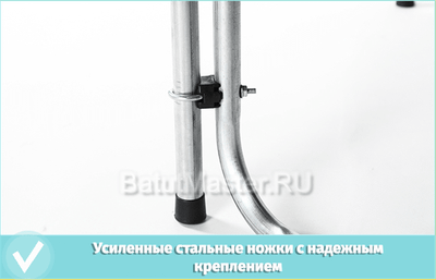 Батут с сеткой, диаметр 5 фт, синий
