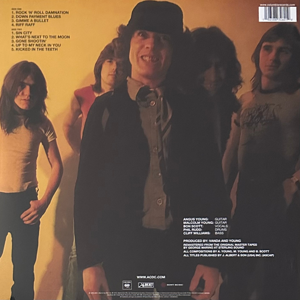 AC/DC ‎– Powerage (Европа 2024г.) Gold