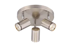 Светильник Sfera Sveta 8766-03/P202 SN, 3×15 Вт, никелевый и сатиновый