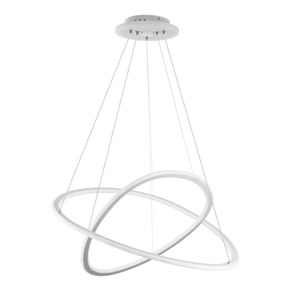 Citilux ТRIO CL215B060E LED Люстра подвесная с пультом Белая