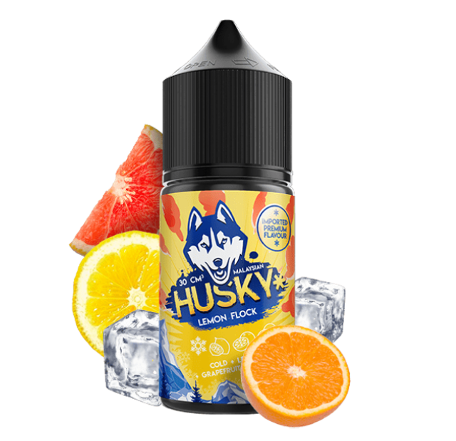 Husky Import Malaysian Salt 30 мл - Lemon Flock (Strong)