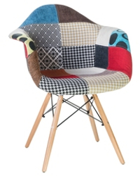 Стул обеденный DOBRIN DAW PATCHWORK, цвет сиденья мозаика