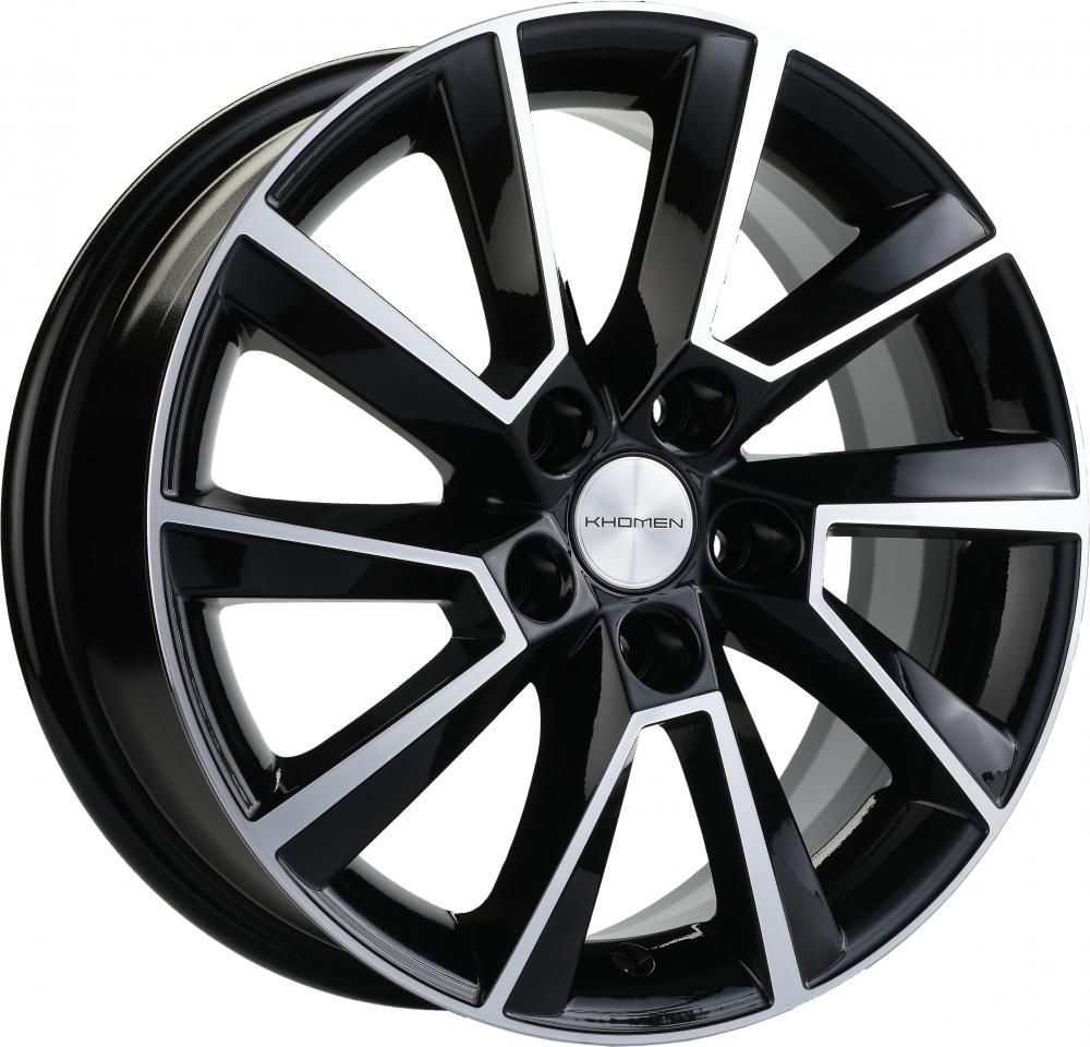 Khomen 1507 6x15 5x100 ET 38 Dia 57.1 (черный)
