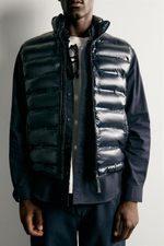 ЛЕГКИЙ СТЕГАНЫЙ ЖИЛЕТ WATER REPELLENT — ZARA