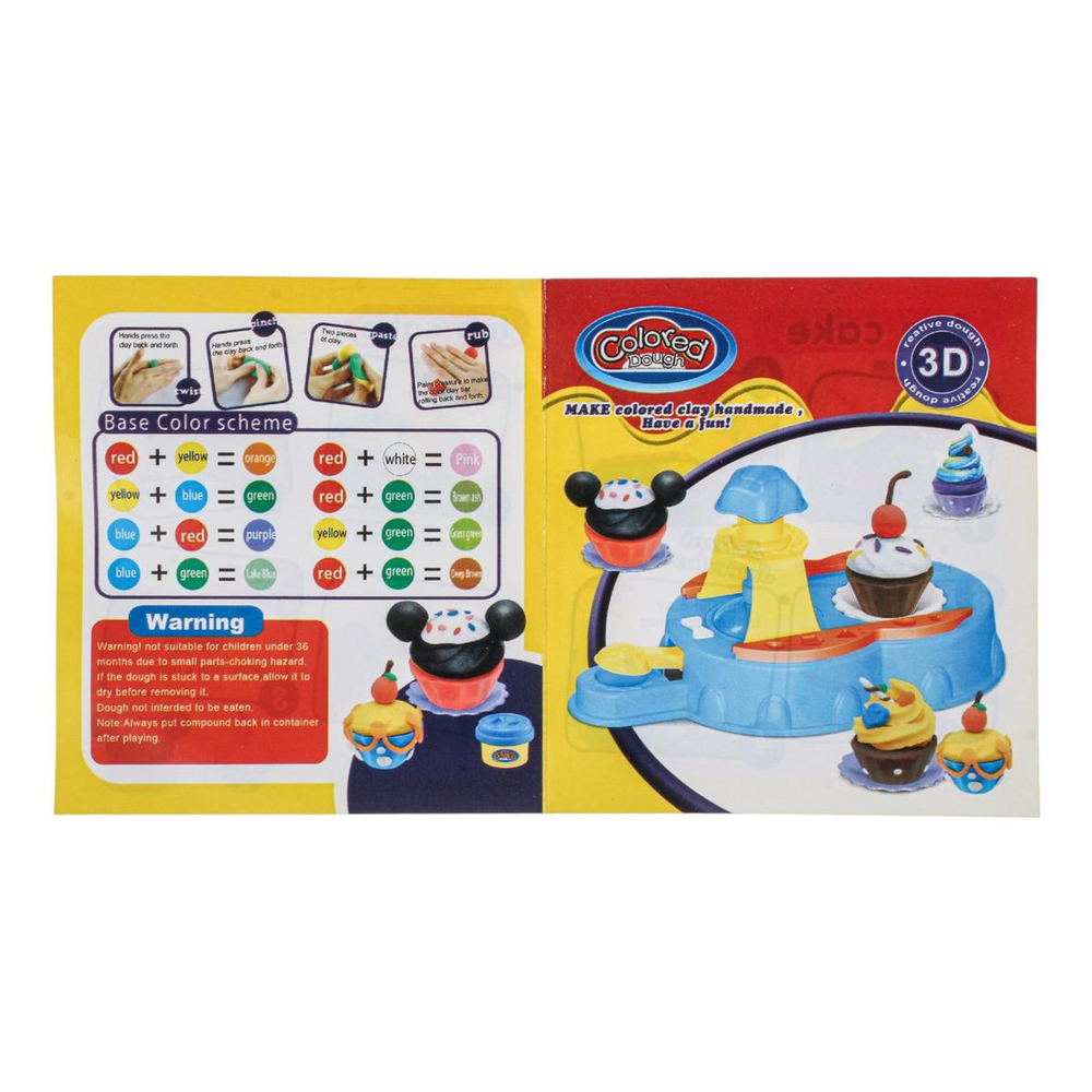 Игровой набор для лепки коробка 9028