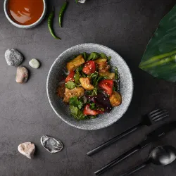 Салатник 800 мл d 17,3 см h6 см Stone Untouched Taiga P.L. Proff Cuisine [1]