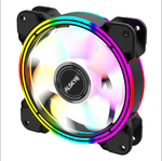 Комплект из 3 вентиляторов Alseye HALO 4.0 KIT, 120мм, 6-pin, черный-белый/ARGB, 1300rpm, 41.5CFM, 24.8дБ, контроллер, пульт ДУ, антивибропрокладки (AS.04.02.0030)