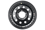 Диск усиленный УАЗ стальной черный 5x139,7 8xR16 d110 ET-24 с бедлоком (черный)