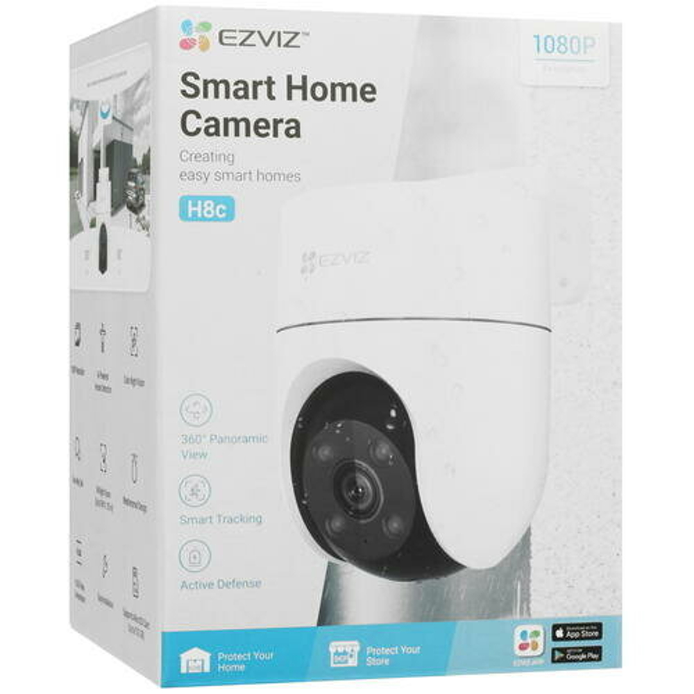 EZVIZ CS-H8c 2 МП поворотная Wi-Fi камера c распознаванием людей.